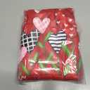 Valentine's Day Red Kitchen Towels Set of 2 Love Heart Flower Hand Towels for Bathroom Absorbent Fast Drying Microfiber Dishtowels Valentines Day Tea Towel for Home Decor