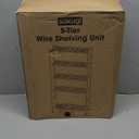 Storage Shelves - 5 Tier Shelf Organizer, Heavy Duty Garage Shelving Unit with Leveling Feet, Stable Metal Shelves Organizer for Pantry, Kitchen and Closet, 33.0" W x 12.6" D x 72.0" H, Black