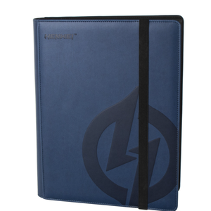 Baseball Card Binder Pokemon Card Holder 9-pocket Album with zipper Closure (Blue)