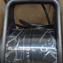 Lasko Portable Utility Fan, 12 289 CFM Pivoting High Velocity Air Mover Blower Fan, 3 Speeds, 2 Accessory Outlets 120V, Black, U12104