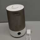 Homvana Humidifiers for Bedroom Home, 3.6 L Cool Mist Top-Fill 34H Super Long Time, Quiet 23dB, Baby Humidifier, Oil Diffuser for Large Room, House, Plant, Nursery, Office, BPA FREE, Ultrasonic (Grey)