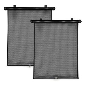 Travel Bug  3pcs, 1 Black, 2 White Retractable Perforated Car Side Window Sun Shade Roller Protector(3f0dc bc787 5ea2a 6d731 ec4f6 8b76d Travel Bug  3pcs, 1 Black, 2 White Retractable Perforated Car Side Window Sun Shade Roller Protector(3f0dc bc787 5ea2a 6d731 ec4f6 8b76d