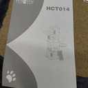 Heybly Cat Tree, Cat Tower for Indoor Cats, Multi-Level Cat Furniture Condo for Cats with Padded Plush Perch, Cozy Basket and Scratching Board, Smoky Gray HCT014G (56 inch)