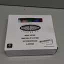 Novelty Lights Multi Hanging Ceramic Christmas String Lights - Retro Fit Traditional C9 Indoor/Outdoor Light Set w/ 25 Mini Bulbs for Roof Lines, Patios & More (Black Wire, 25' Long)