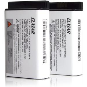 (2-Pack) 3.6V 1800mAh Battery for NNTN6923A, Motorola DTR410