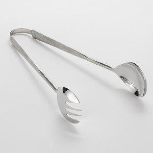 SERVING TONGS, SS, HAND FORGED, 113/4" L