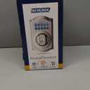 Schlage BE365 V CAM 619 Camelot Keypad Deadbolt, Electronic Keyless Entry Lock, Satin Nickel