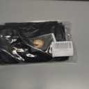 Mens Slim Fit Golf Pants, Lightweight Comfortable Dress Pants Slacks Trousers for Work & Casual with Pockets, 30"/32"/34" (Black)