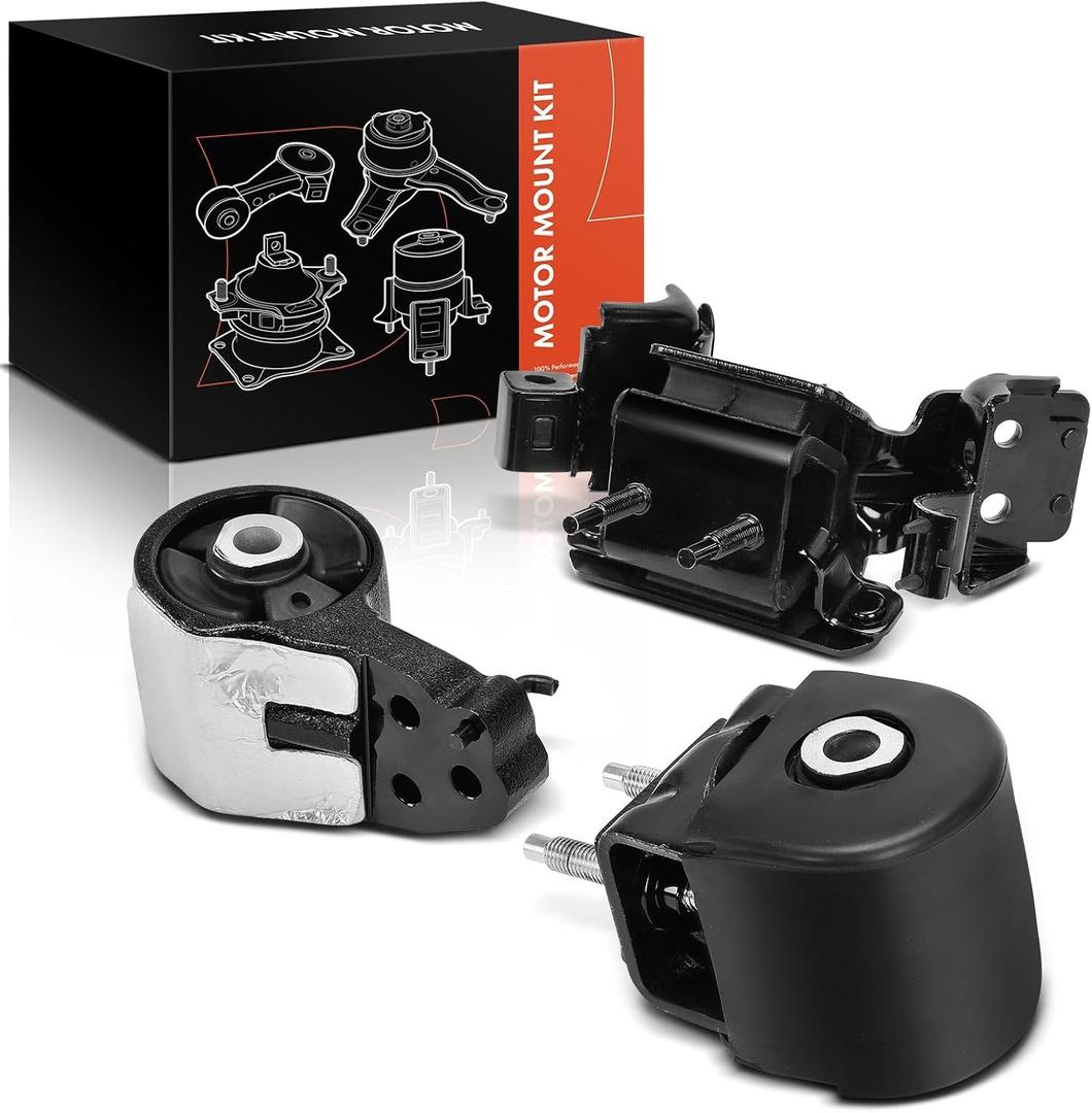 A-Premium 3PCS Engine Motor Mount and Transmission Mount Set Compatible with Ford F-150 F150 2009 2010 2011 2012 2013, 4.6L 5.4L 6.2L, Automatic Transmission, 4WD, Replace# BL3Z6038K, HL3Z6038A