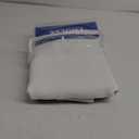 MIULEE Pure White Back Tab Blackout Curtain 96 Inch Long 2 Panels Set for Bedroom, Rod Pocket/Pinch Pleat Thermal Insulated Living Room Darkening Pleated Light Blocking Floor to Ceiling Drape