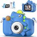 Kids Camera Toy, masterbee Children Age 3-12, Christmas/Birthday Gifts for Girls, 1080P HD Video, Gift for 3 4 5 6 7 8 9 10 11 12 Year Old Girl Blue