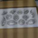 Glass Bud Vases Set of 12, Hewory Cute Clear Small Vases Handmade, Mini Glass Flower Vase for Floral Arrangement, Tiny Centerpiece for Wedding Party Events Home Office Table Decor (Not Include Flower)