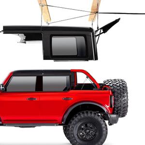 Hard Top Removal Lift For Jeep Wrangler JL JK Models And Ford Hardtop, Garage Storage Hoist, Safety Fall Prevention System, Easily Operated By One Person. Supports 10 Ft Ceiling, Bonus 6 T Knobs.