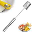 3 x Corn Peeler For Corn On The CobStainless Steel Corn Peeler, Corn on the Cob Remover, Fast and Safe, For Home Kitchens, Restaurants, Outdoor Dining (1PCS)