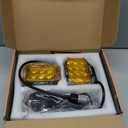 Auxbeam LED Pod Lights Offroad Driving Lights with side light DRL Design, 5 x 6.1 x 3.3inches, Black