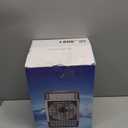 Portable Air Conditioners,3-Speed Small AC Unit, Evaporative Air Cooler with Timer function,7-Color Nightlight,Double Tank, 2 Mist modes,Personal Air Conditioner for Bedroom,Office,Room-Gray