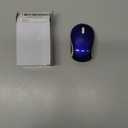 Wireless Mini Mouse, Blue, 1000 DPI, USB Receiver, Smooth Surface, Easy to Carry