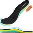 OrthoComfoot Wide Metatarsal Inserts for Men & Women- Comfortable Breathable Arch Support Work Boot Orthopedic Insoles for Wide Feet, Flat Feet, Plantar Fasciitis for Foot, Size 12 Men/14 Women