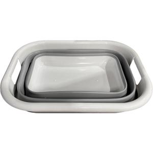Southern Homewares Collapsible Laundry Basket, Space-Saving, Lightweight, Space-Saving & Durable, Perfect for Home and Travel, Rectangle
