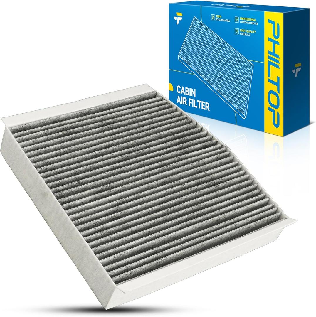 PHILTOP Cabin Air Filter,Replacement for CF11430, 2015-2020 GLA250, 2014-2019 CLA250, 2014-2019 CLA45 AMG, 2015-2019 GLA45 AMG with Activated Carbon Filter Up Dust Pollen Odor