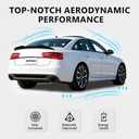 ABS Rear Spoiler Wings Compatible with Au-di A6 S6 C7 2012 2013 2014 2015 2016 2017 2018, [Glossy Black Style] Rear Trunk Spoiler Lip Tail Wing Rear Trunk Lid