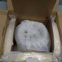 Chocolate Fondue Pot Set Electric Melting Machine, 4-Cup Capacity 4 Trays 5 Forks 1 Spatula Cheese Warmer, Ideal Gift for Couple Family & Date Night Idea House Warming Holidays Essentials (Cream White)