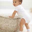 Gerber Baby 7-Pack Short Sleeve Onesie Bodysuits, 18 Months