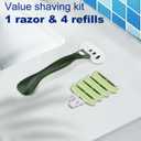 5 x Razors for Women, Green