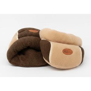 Aocin 2 Pcs Guinea Pig Hideouts Washable Bunny Bedding Cuddle Warm Small Pet Sack Supplies Portable Pet Carrier Cage Nest Guinea Pig Accessories for Cage(Dark Brown, Light Coffee, Plain)