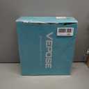 Vepose Women's Combat Ankle Boots Lace up Comfortable Short Booties Low Heel (12, Brown)