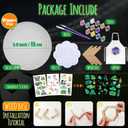 Paint Your Own Soccer Ball Lamp Kit, Soccer Gifts 3D Night Light, Art Supplies Creativity Arts and Crafts for Kids Ages 8-12, Birthday Christmas Gifts for Boys Girls Ages 3 4 5 6 7 8 9 10 11 12+