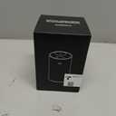 Waterless Essential Oil Diffuser, Rechargeable Scent Diffusers with 3 Mist Levels & Timers, Portable Aromatherapy Diffuser for Home Car Room Studio Office, Black Metal