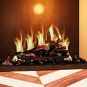 Fire Beauty Fireplace Log Grate,17''Firewood Log Burning Rack Holder,Fire place Log Grate Cast Iron,Heavy Duty Fire Grate,Wrought Iron Fire Place Grates,Fire Place Accessories,Firewood Stove Insert