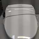 SmartBidet SB-1000 Smart Bidet Electric Bidet Toilet Seat with Heated Seat, Warm Water, Air Dryer Remote Control, Round
