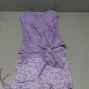 Girls Swimsuit 2 Piece Halterneck Girls Tankini Swimsuit Drawstring Printed Swim Shorts Girl Bathing Suit for 7-18T (Purple)
