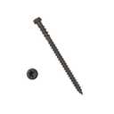 Coated Composite Deck Screws #10 x 2-3/4, Self Tapping Wood Screws and Deck Screws with Torx T20 Star Drive, Type 17 Point, Flat Head, 1 Free Bit Included (Dark Brown, 75), by YYL FASTENER