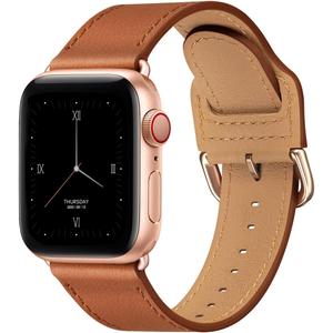 POWER PRIMACY Leather Bands Compatible with Apple Watch Band 38mm 40mm 41mm 42mm 44mm 45mm 49mm, Genuine Leather Strap Compatible for Women Men iWatch SE Ultra Series 9 8 7 6 5 4 3 2 1