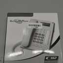 Landline Phones For Home & Office, Corded Phone With Backlit Caller Id Display, Speakerphone, Speed Dial, And Mute Function, Adjustable Ringer, Speaker, Handset Volume, Telephone Landline Phones- 3 YR