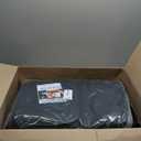 Hard Bottom Dog Car Seat Cover for Back Seat  Waterproof Nonslip Hammock Extender for Trucks & SUVs, Heavy Duty Pet Protector, Black Faux Leather