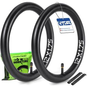 2 Pack 12"/x1.75/2.125 Bicycle Tube with 2 Tire Levers, Bicycle Tube with 32mm AV Valve, Inner Tube for Road/MTB Bike by Hydencamm (2 of One Size)