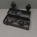 ONXE Shower Caddy Suction Cup,2 Pack Suction Shower Organizer,No Drilling Rustproof Shelves for Bathroom,Kitchen,Home Decor,Heavy Duty Bathroom Organizer with Large Capacity (11.8 inch-No bar)