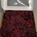 Ling's moment Artificial Flowers 9pcs Silk Dahlia 5.5"/4.5" Fake Flowers for DIY Wedding Craft Bouquets Centerpieces Arrangements Party Baby Shower Home Decorations (Burgundy)