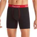 Hanes Men's Boxer Brief Underwear Pack, Stretch Cotton Boxer Briefs for Men, Moisture-wicking, 6-pack