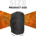 Speaker Cover Case Compatible with JBL PartyBox 120/PartyBox 110, Protective Dustproof Carrying Cover with Open Bottom (No Velcro), Side Pockets for Outdoor Travel, Parties, Home Use