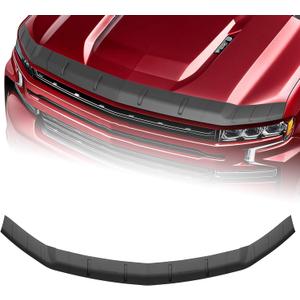 Hood Protector Fit for Chevy Silverado 1500 2019-2025 Bugflector TPE Low Profile Hood Shield Bug Hood Deflector Fit for Chevy Silverado 1500 Accessories 2019-2021 2022 2023 2024 2025 Hood Guard