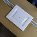 Arulvmrn 43" Makeup Vanity Desk with Mirror and Lights, & Power Outl, Glass Top Big Vanity Table with 9 Drawers& 8 Storage Shelves, Dressing Table Set with Chair for Bedroom, Light Brown oak