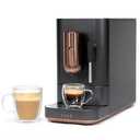 Café Affetto Automatic Espresso Machine + Milk Frother | Built-In & Adjustable Espresso Bean Grinder | One-Touch Brew in 90 Seconds | Matte Black, 1.2 Liter, (C7CEBBS3RD3)