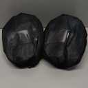 QingSong Full Face Snorkel Mask for Adults, Snorkeling Gear with Camera Mount, 180 Degree Panoramic View Snorkel Set Anti-Fog Anti-Leak (Large-X-Large, 2 Pack - Black+Black Green)