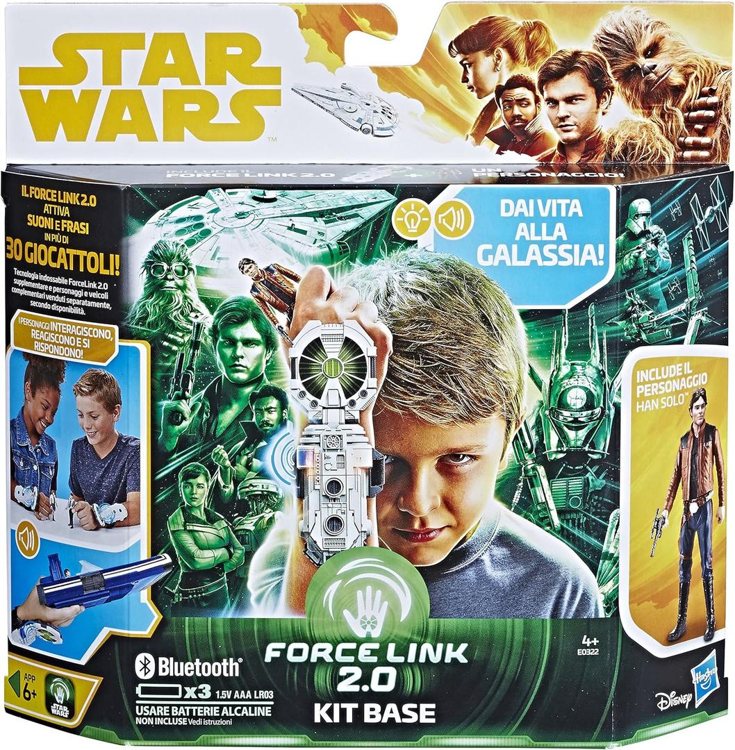 Star Wars Hasbro E0322103 Basic Starter Kit with Han Solo (Force Link 2.0), Multi-Colour, E0322103