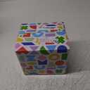 Boho 8 Oz Dipping Sauce Bowls, 4.3 Inches Ceramic Soy Sauce Dish, Bohemian Small Plates 4 Inch,Square Side Dishes, Small Appetizer Plates Set of 4, Colorful Dip Bowl, Microwave, Dishwasher, Oven Safe